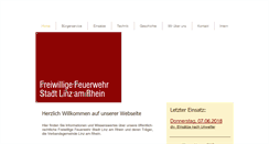 Desktop Screenshot of ffw-linz.de